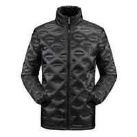 Sport dzsekik férfiaknak férfi Levehető sapka és szélálló vastag három az egyben kabát Kültéri Sport meleg kabát Fekete