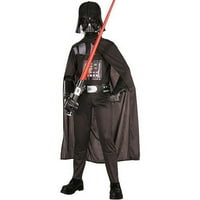 Csillagok háborúja fiúk Darth Vader Halloween jelmez jumpsuit, Cape & Mask H10-12