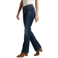 Silver Jeans Co. női Suki Mid Rise Slim Bootcut farmer, derékméret 24-36