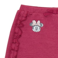 Disney Baby Wishes + Dreams kislányok Minnie Mouse Bodysuits and Pants ruhák, 9 darab, újszülött-hónapok