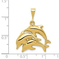 14k sárga arany Delfin medál C494