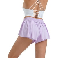 Xmarks Flowy atlétikai rövidnadrág Női futó tenisz rövidnadrág magas derekú Alkalmi pillangó jóga edzés rövidnadrág