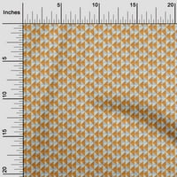 oneOone pamut Jersey narancssárga szövet Geometriai Varró anyag nyomtatási Szövet az udvaron széles