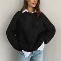 Simu női őszi alkalmi divatos pulóver új alkalmi laza lusta szél Pulóver Női külső viselet pulóver Hosszú ujjú Kerek