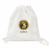 Tajvan Utazási Élelmiszer Kína Hátizsák Vászon Zsinóros Újrahasználható Mesh Bevásárló Táska